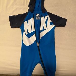 Nike zip up one piece